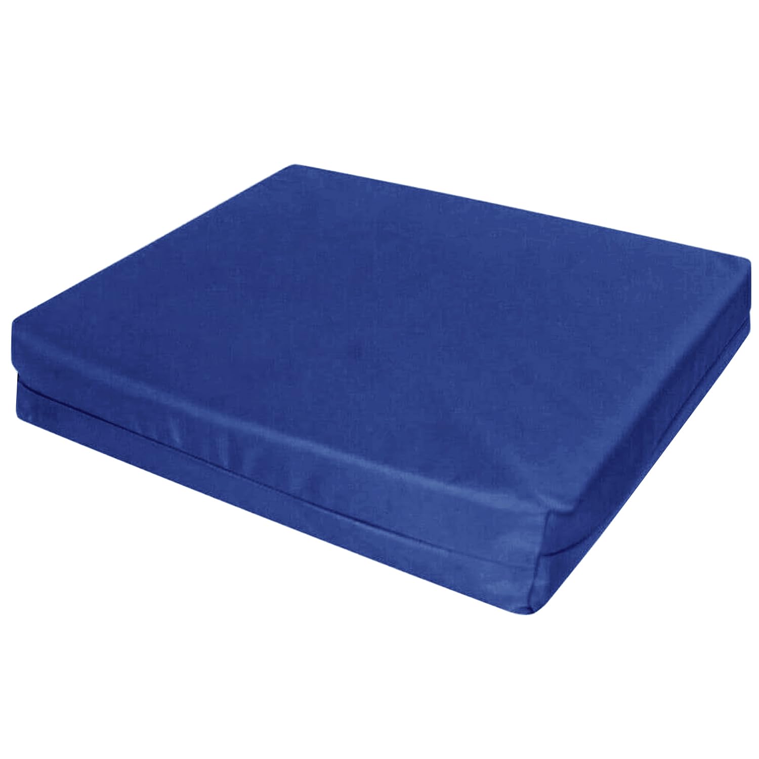 Brillars Replacement Water-Resistant Cushion Cover Only For Rattan Chair Sofa 10cm/4Inch Thick Pad Outdoor Garden (Royal Blue, 69 x 69cm / 27" x 27")