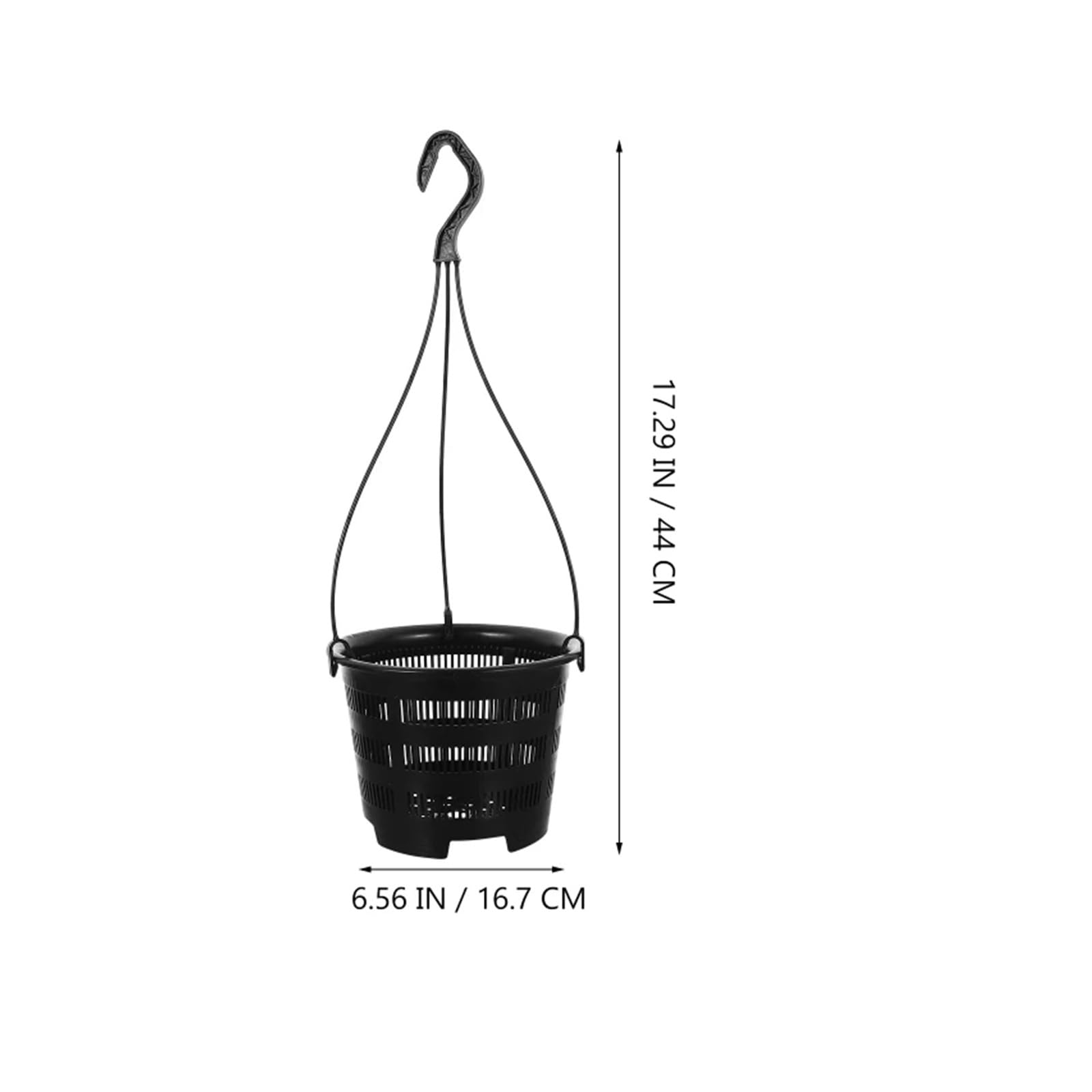 Générique Pots Suspendus for orchidées, 6 Ensembles, paniers de jardinières d'extérieur, décor Balcon, Vase Fleurs for cintres Plantes