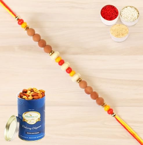 Ghasitaram Gifts Rakhis Online for Brother- 6082 Rakhi Thread 100 GMS hCt[c~bNXʕt
