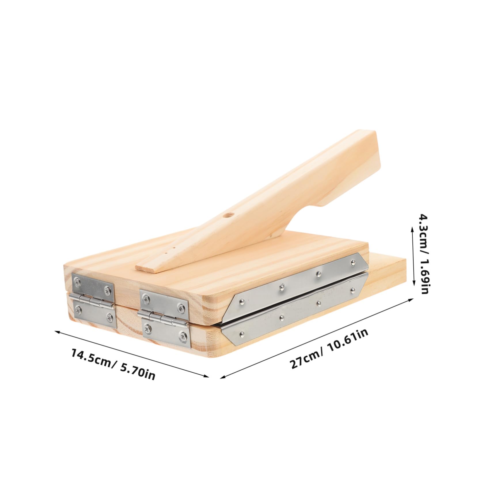 DINHEAROM Efficient Pizza Press Dough Presser Wooden Dumpling Skin Tool Ideal Kitchen Gadget