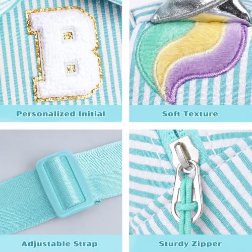 Image of YOOLIFE Initial Fanny Pack for Girls Kid Purse Birthday Gifts, Light Blue Z