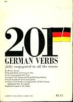 201 German Verbs by Henry Strutz B01182XRZS Book Cover