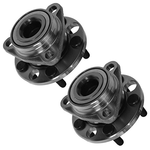 Image of TRQ Front Left and Right Wheel Bearing and Hub Assembly Set 2 Piece Compatible with 1984-2005 Chevrolet Cavalier 1987-1996 Beretta 1987-1996 Corsica 1985-1998 Pontiac Grand Am 1995-2005 Sunfire