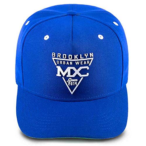 Boné MXC BRASIL Aba Curva Snapback Ajustável Brooklyn Tamanho:Único;Cor:Azul