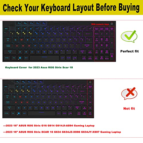 Protector de teclado para Asus ROG Strix 2023-2025 miniatura 2