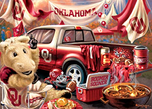 Rompecabezas MasterPieces de 1000 piezas para adultos - NCAA Oklahoma Sooners Gameday - 19,25" x 26,75" miniatura 2