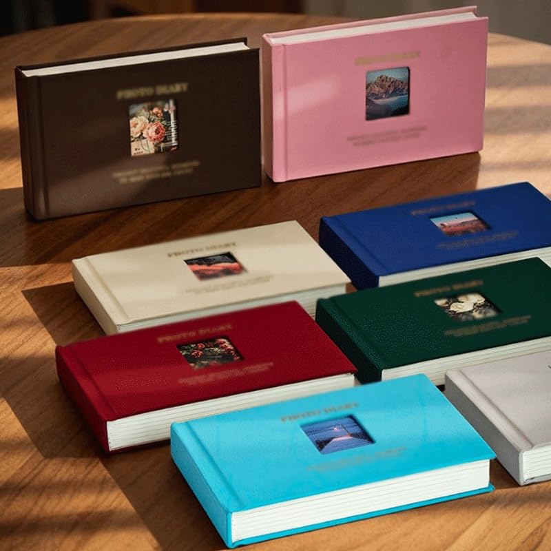 Album fotograficzny z tkaniny z przegródkami na karty, do przechowywania książek okolicznościowych, podróży