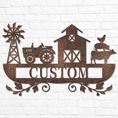 Personalized-Farm-Metal-Sign-Farm-Sign-Personalized-Farmhouse-Sign-Custom-Farm-Decor-Custom-Farmhouse-Decor-Metal-Farm-Sign-Farm-House-Decor Personalized Farm Metal Sign Farm Sign Personalized Farmhouse Sign Custom Farm Decor Custom Farmhouse Decor Metal Farm Sign Farm House Decor