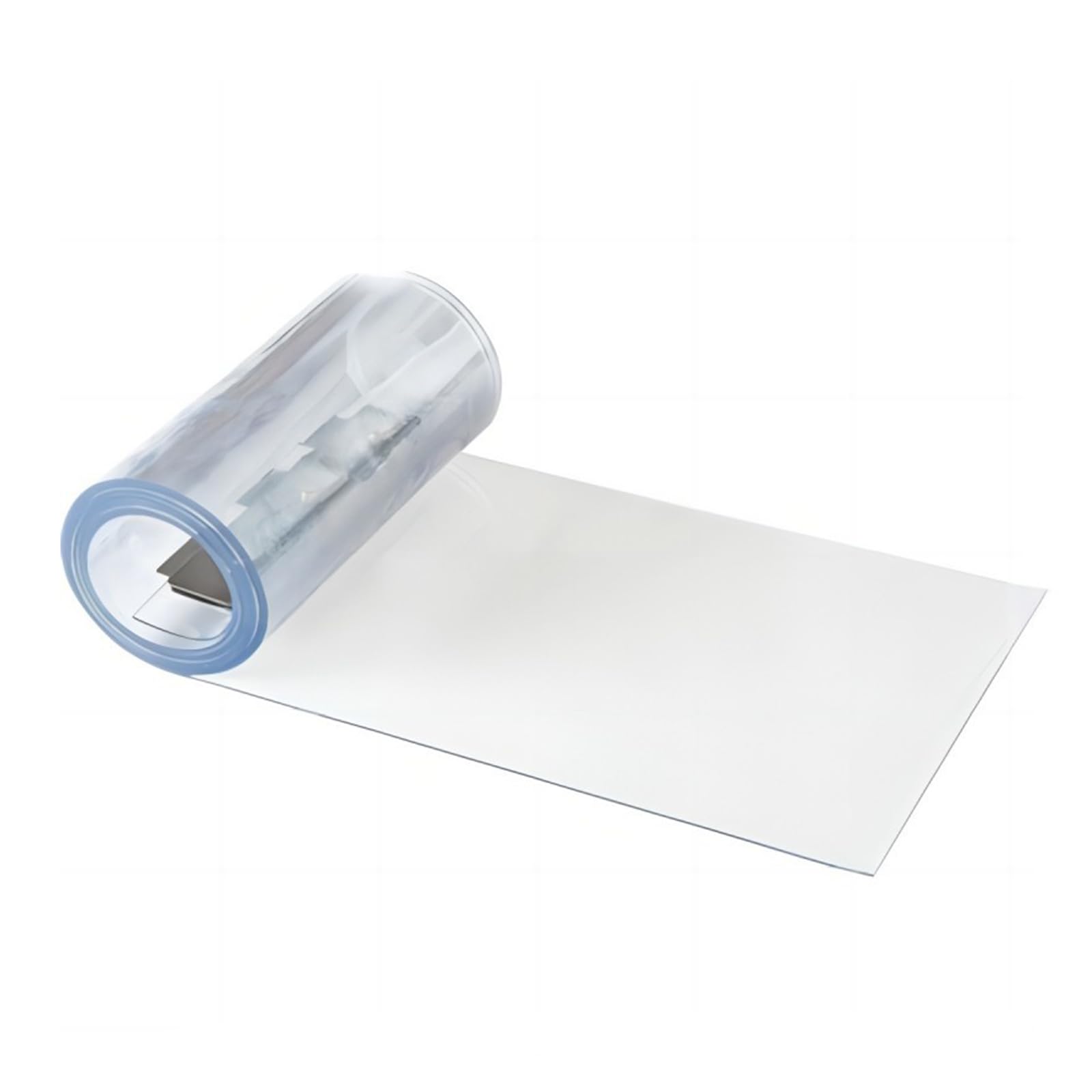 Kit de cortina de PVC transparente para puertas de 1,9-2,8 m para divisores, almacenes y cámaras frigoríficas (225 cm, 2,1 m)