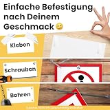 DankeDir! Pinkeln verboten - Schild 20 x 30 cm - Türschild lustig hier nicht Urinieren - Wildpinkeln nicht erlaubt - Verbot Wildpinkler Garten Pissen Gartenschild Wiese