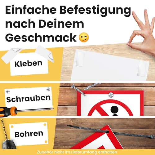 DankeDir! Pinkeln verboten - Schild 20 x 30 cm - Türschild lustig hier nicht Urinieren - Wildpinkeln nicht erlaubt - Verbot Wildpinkler Garten Pissen Gartenschild Wiese