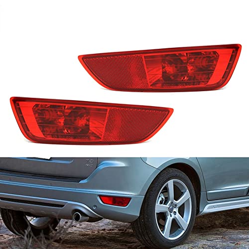 BATLAM 2 Peças Carro Pára Choques Traseiro Luz Traseira Lâmpada Tampa Reflector 30763323 30763322 Pa