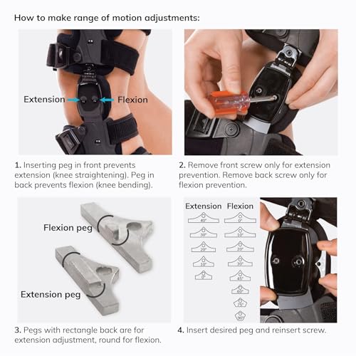 Image of BraceAbility Osteoarthritis Unloader Knee Brace - Best Unicompartmental OA Support for Bone on Bone Arthritis Pain, Medial or Lateral Compartment Valgus Unloading, Arthritic Cartilage Repair (Right)