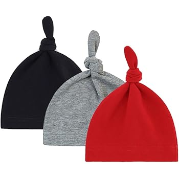 red baby beanie
