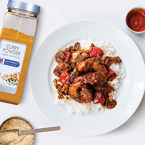 Mccormick Culinary Curry Powder, 16 Oz - One 16 Ounce Container Of Curry Powder Spice Blend Of Coriander, Turmeric, Nutmeg, Clove, And Ginger Perfect For Curries And Shrimp Dishes #TOP3