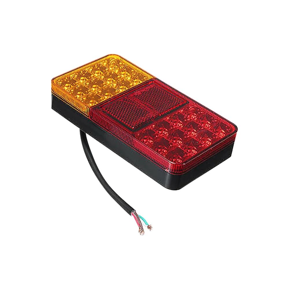 Conjunto de luces traseras traseras derechas para 1 UNIDS 12 V 24 V LED Luz Trasera Luz Trasera para Giro para Indicador de Señal Lámpara de Freno Luz de Freno Trasera para Coche para Camión Remolque