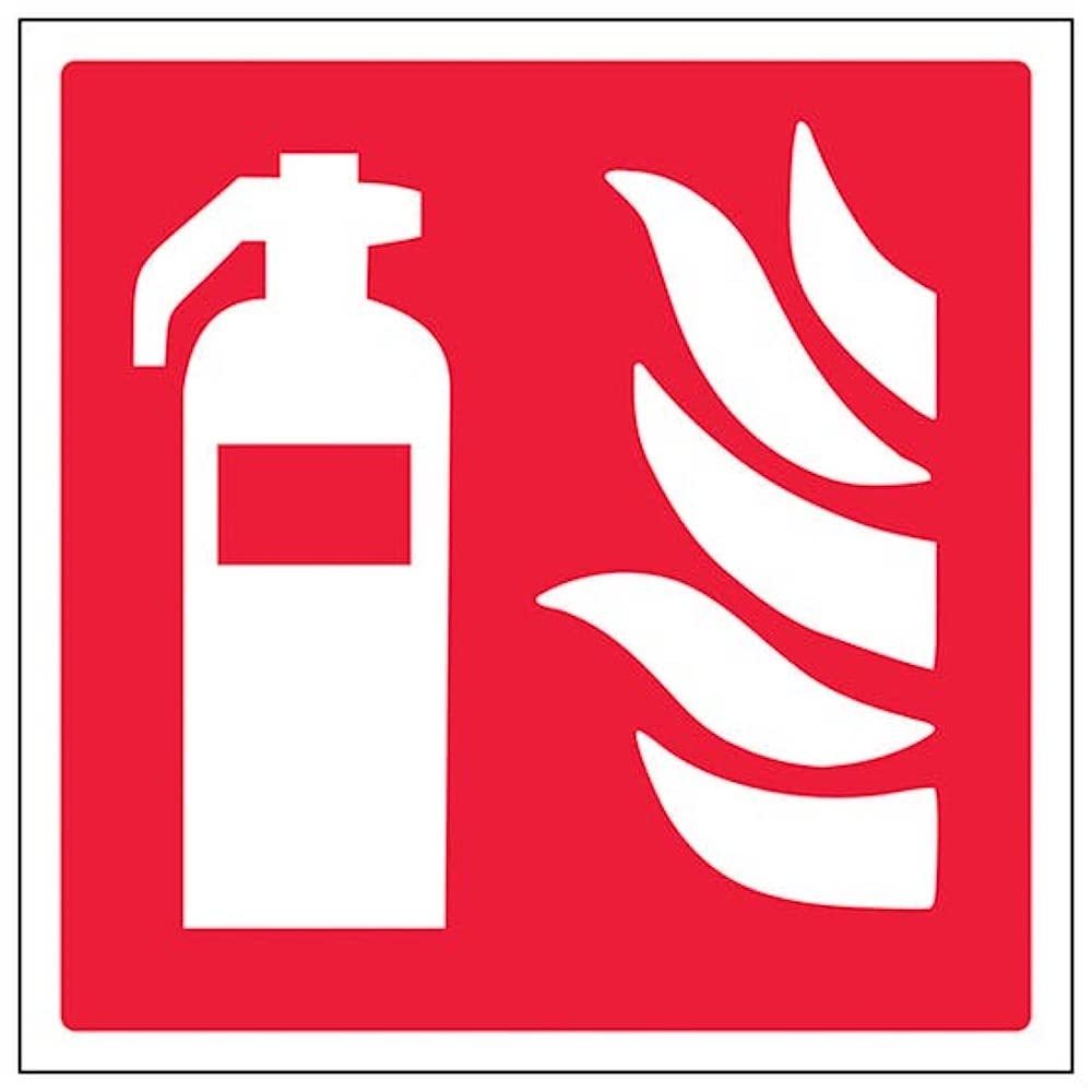 Fire Equipment - Fire Extinguisher Logo - 100 X 100mm