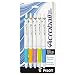 PILOT Acroball PureWhite Pen, 0.7 mm, Black Ink, Turquoise/Orange/Purple/Lime/Blue, 5/Pack (PIL31861)