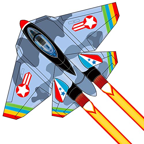 Kite For Kids Adults Easy To Fly & Assemble, Gift Idea For Beach Large Kites For Kids Ages 4-8, Perfect For Easter Birthday Gift Idea Beach Trip Park Family Activities Outdoor Games, Plane Kite #TOP5