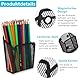 Magnetischer Aufbewahrungskorb, 2 Stück Magnetisch Stifthalter Netz, Schwarz Magnetische Aufbewahrungskörbe, Magnetischer Schreibtisch Organizer, Magnetischer Stifthalter für Kühlschrank, Bürobedarf
