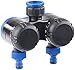 Produktbild Royal Gardineer Wasser Timer: 2-Fach-Wasserverteiler mit mechanischer Bewässerungsuhr, bis 120 Min. (Wasser Timer Bewässerungsuhr, Wasser Timer Garten, Gartenschlauch)