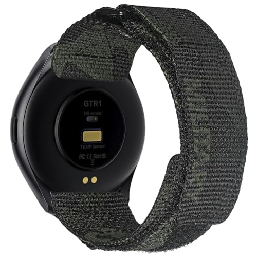 Hemsut ���v�o���h Amazfit GTR 22mm�����x���g For Amazfit GTR 2e/ GTR 2/ GTR 3 Pro/GTR 3/ GTR 4/ GTR 47mm Smartwatch �J���t���[�W�����f�U�C���X�}�[�g�E�H�b�`�o��
