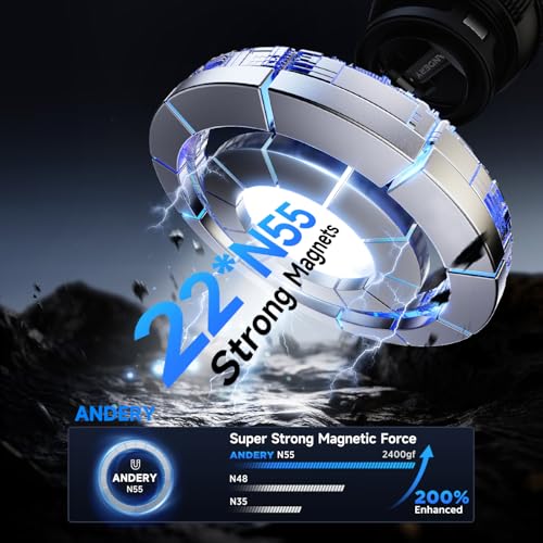 ANDERY RLX10 Magnetic Car Phone Mount with 2400gf Hold — view 5