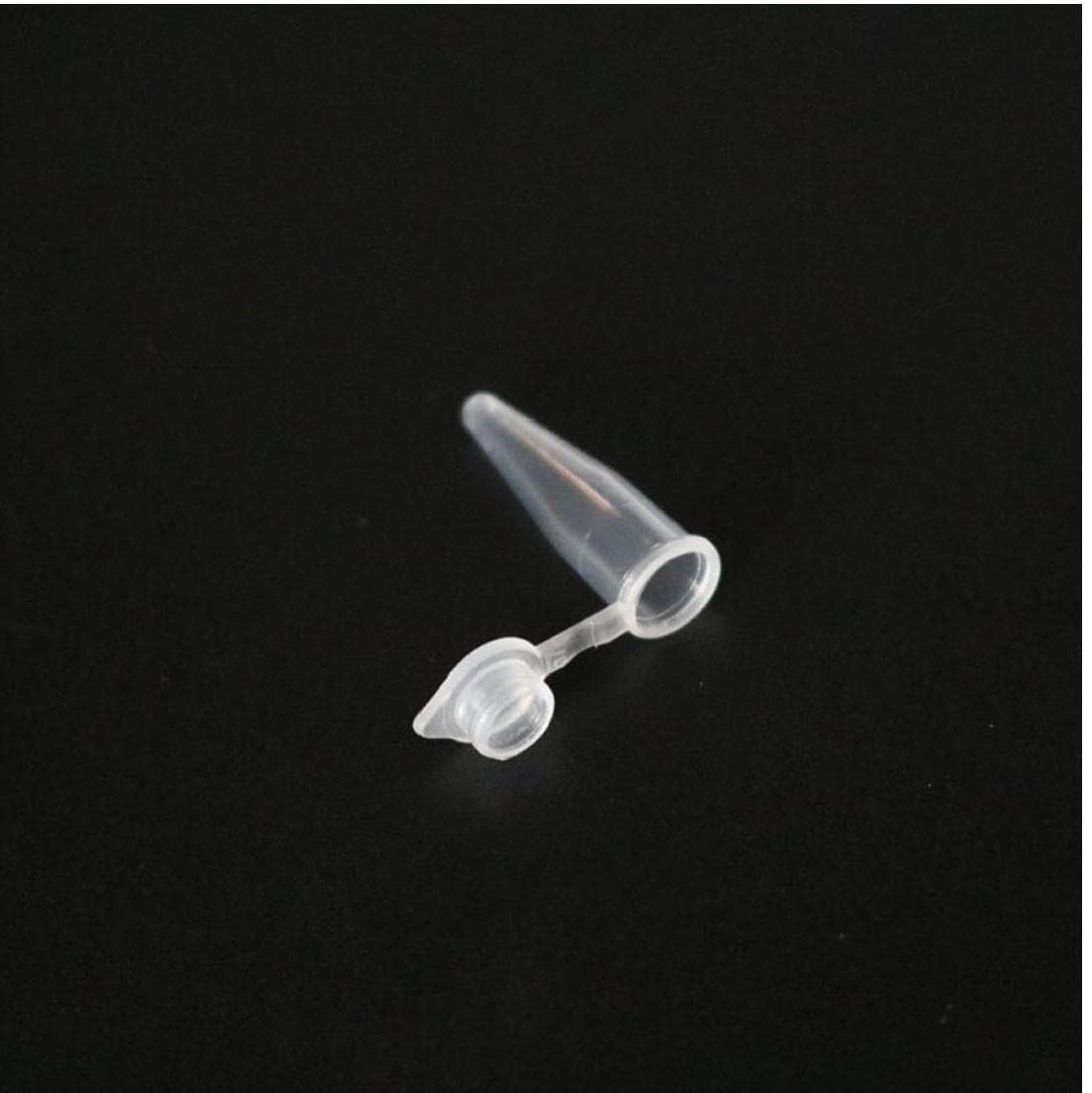 Tubes à centrifuger, 100 Tubes de flacons de microcentrifugeuse Transparents Multi-usages 0,2 avec couvercles attachés