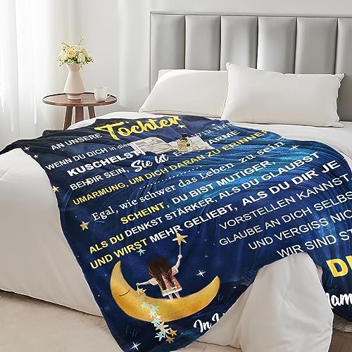 ACCZ Tochter Geschenke von Mama und Papa, Decke Geschenk für Tochter, Mutter Tochter Geschenk… – Ansicht 5