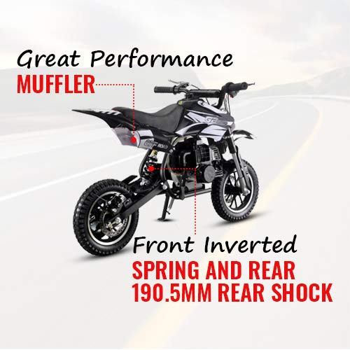 Superrio DAKAR DB 49Cc 2-Stroke Gas Power Mini Dirt Bike Dirt Off Road Motorcycle thumb #3
