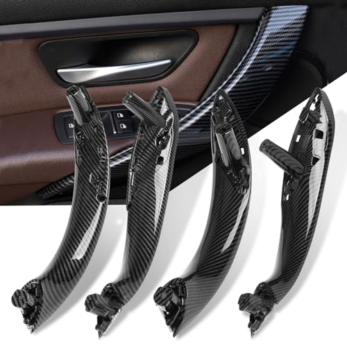 Image of Jaronx 4PCS Door Handles Replacement for BMW 3 Series F30 /F31 /F80 M3 | Driver Side and Passenger Side Interior Door Pull Handle Replacement for 320i,325i,328i,330i,335i,340i (NOT for 4 Series)