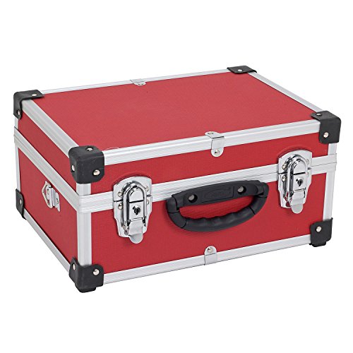PRM10106R Alukoffer Aluminiumkiste Werkzeugkiste Lagerbox Leergewicht 2600g VARO Farbe rot 1 PRM10106R Alukoffer Aluminiumkiste Werkzeugkiste Lagerbox Leergewicht 2600g VARO Farbe rot