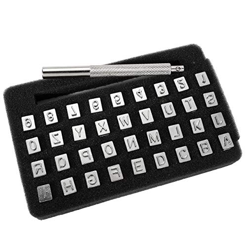 Yoption 37 Pcs Leather Stamping Tools Kit for Leather Working, 6mm by Yoption - Image 2