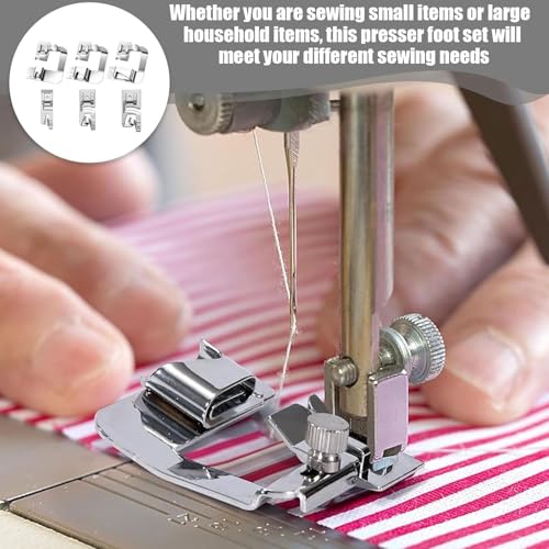 Set de prensatelas para máquina de coser industrial multipropósito miniatura 2
