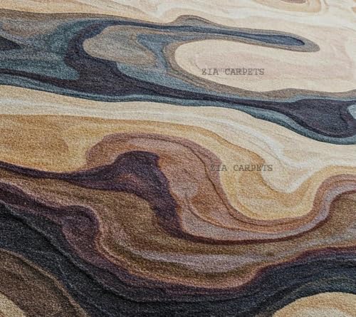 Image of zia carpets Hand Tufted Woollen Modern Collection Bedroom & Living Room Carpet Size 15 X 20 Feet