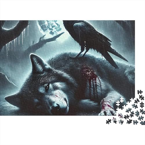 Rompecabezas de lobo para adultos: 1000 piezas para animar tu próxima fiesta