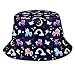 Produktbild GodYo Bucket Hat Packable Reversible Unicorn Pattern Print Sonnenhut Fisherman Hat Cap Outdoor Camping