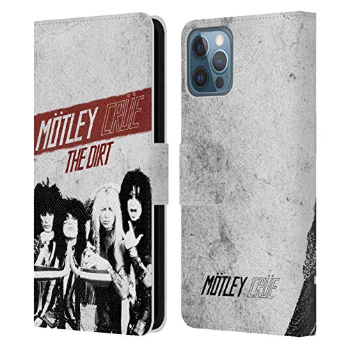 Carcasa libro Motley Crue para iPhone 12 ideal para conciertos y viajes