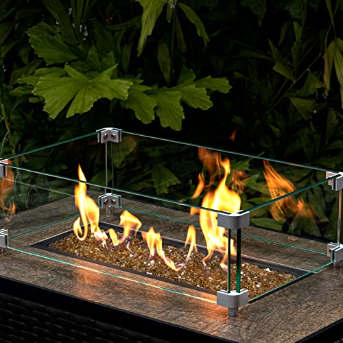 Snapklik.com : 10lbs Fire Glass, 1/4 Reflective Glass Fire Pit Rocks ...