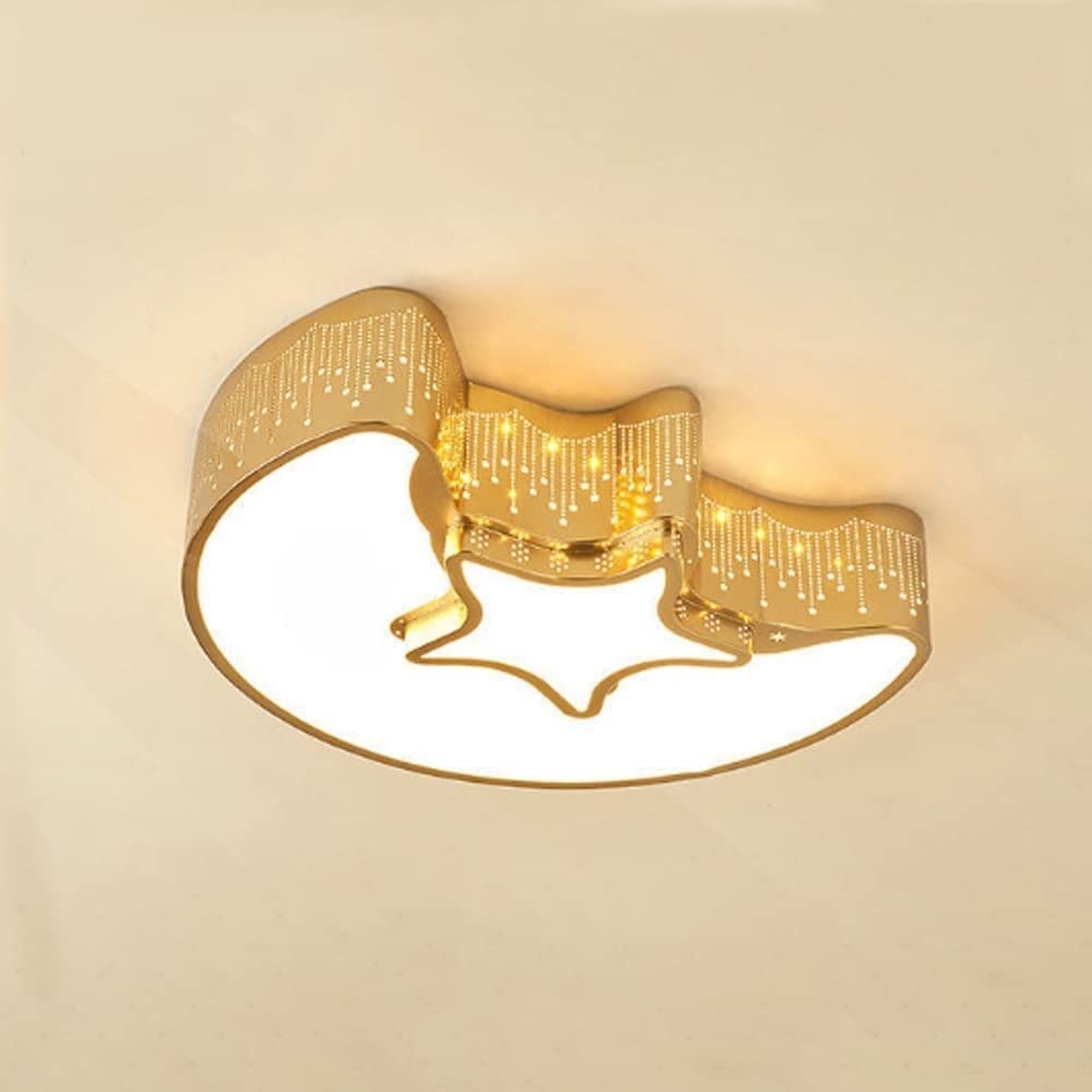 Aplique de pared LED de luna y estrella para pasillos de sala de estar y zonas de interior 7