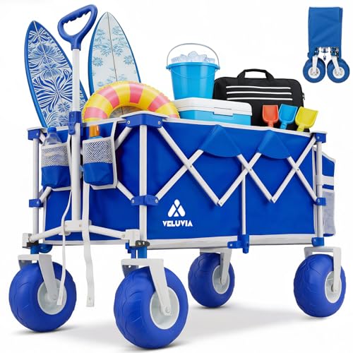 Heavy Duty Beach Wagon with Big Wheels