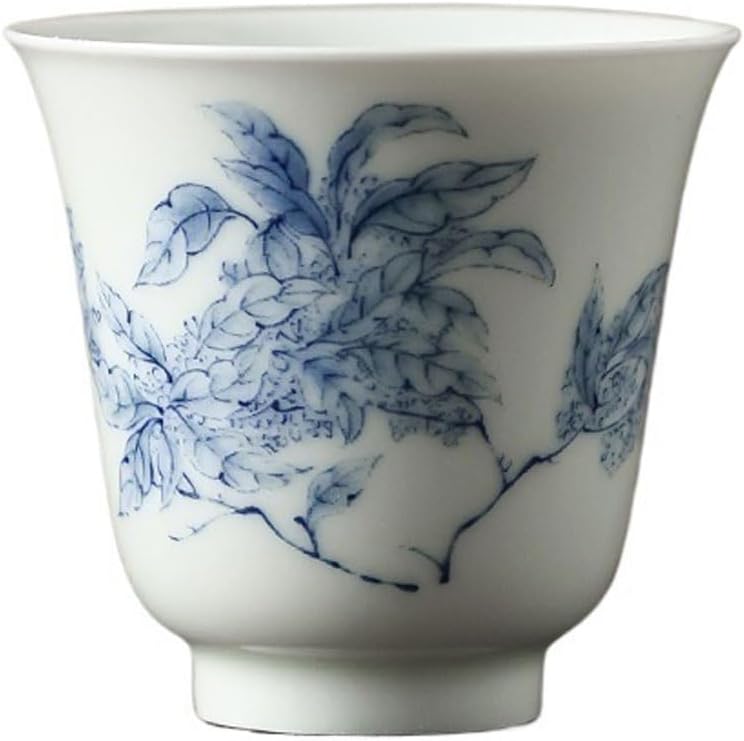 GSOUL Kungfu Tea cup Creative White Porcelain Personal Small Teacup Chinese Home Drinking Afternoon Tea Party Office Small Tea Cups