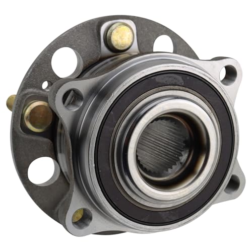 Image of TRQ Left and Right Wheel Bearing and Hub Assembly Set 2 Piece Compatible with 19-23 Hyundai Santa Fe AWD 20-23 Palisade AWD 22-23 Santa Cruz 20-22 Kia Telluride 21-23 Sorento 22-23 Carnival