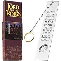 The Lord of the Rings Marcapáginas de Metal con Colgante para