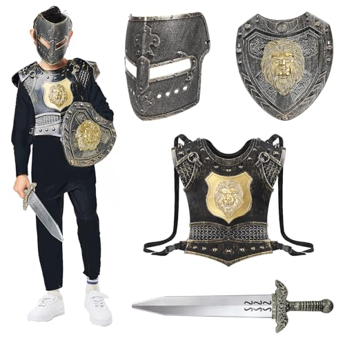 nezababy Disfraz de armadura de caballero medieval para...