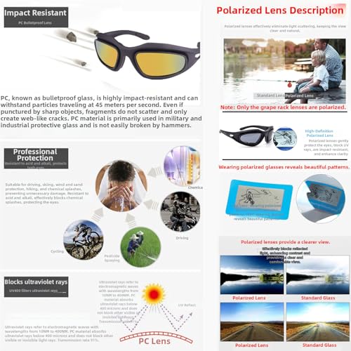 BLRUMA Polarized Motorcycle Glasses