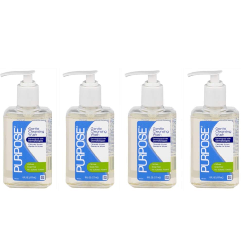 PURPOSEGentle Cleansing Wash, 6 Fl Oz (Pack of 4)