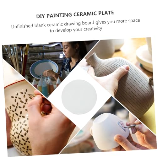 Placa de cerámica para pintar con superficie lisa de color claro 5