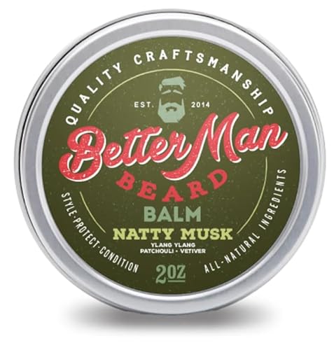BETTER MAN BEARD Natty Musk Beard Balm - 2 oz