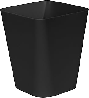 Trash Can - Small Waste basketbin - 1.8 Gallon- for Office,Home,Bathroom,Kitchen - Black